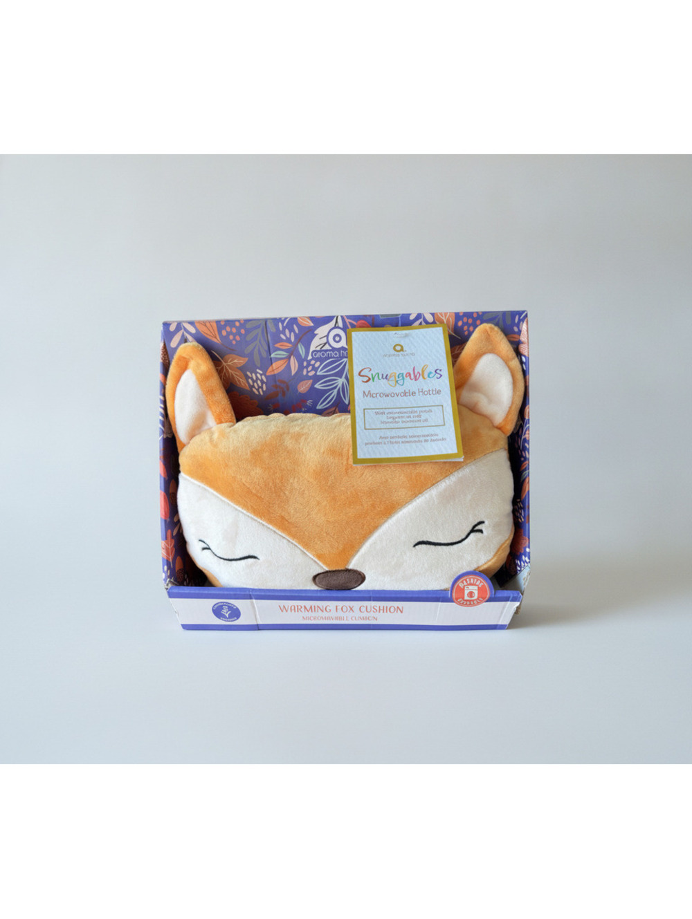 Microwaveable Fox Plush - Lavender Infused, Cozy, Soothing, Huggable, Healing.